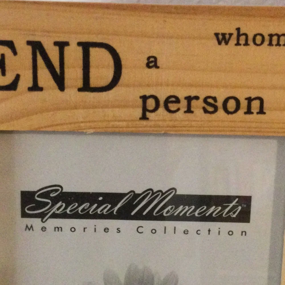 Special Moments Memories Collection FRIEND Photo Frame NWOT